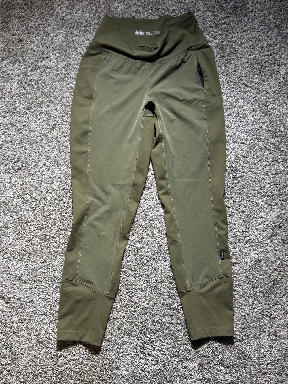 REI Co-op Swiftland Hybrid Running Hiking Pants Olive Green